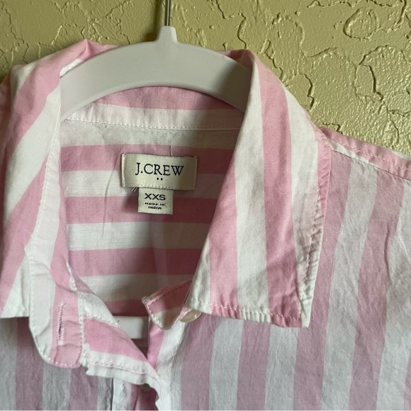 J. Crew Garçon cotton poplin shirt‎ in pink stripe - Picture 4 of 7